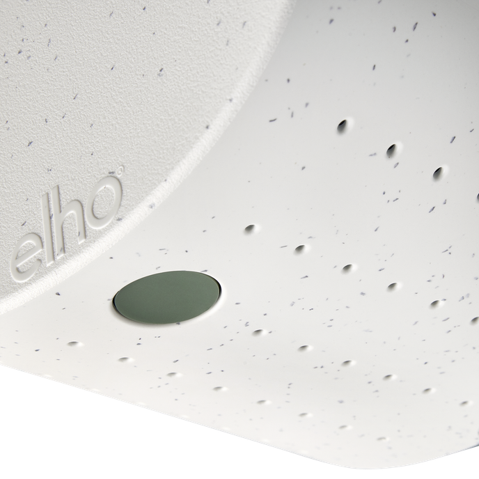 essential vogelhaus 18cm faseriges grau